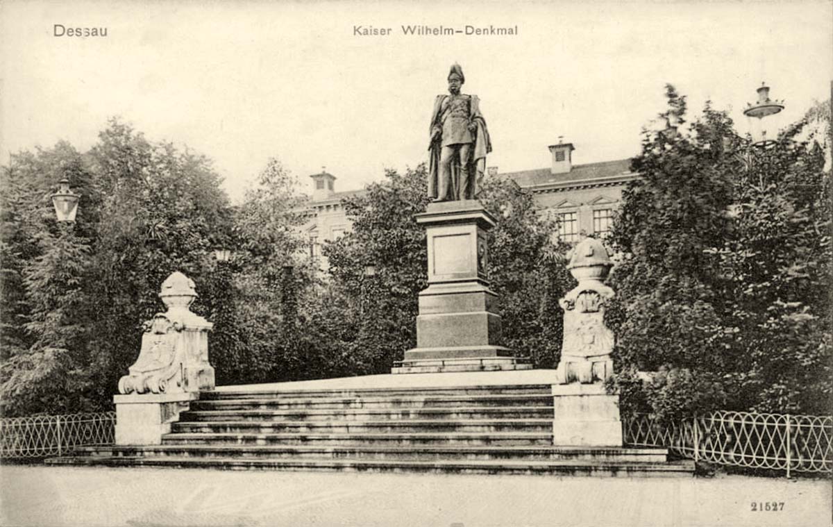 Dessau-Roßlau. Kaiser Wilhelm-Denkmal, 1907