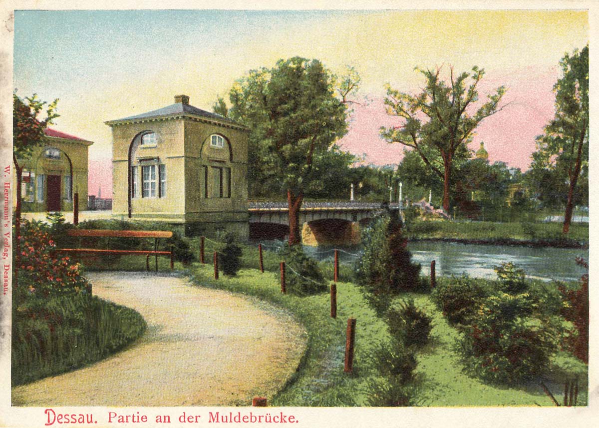 Dessau-Roßlau. Muldebrücke