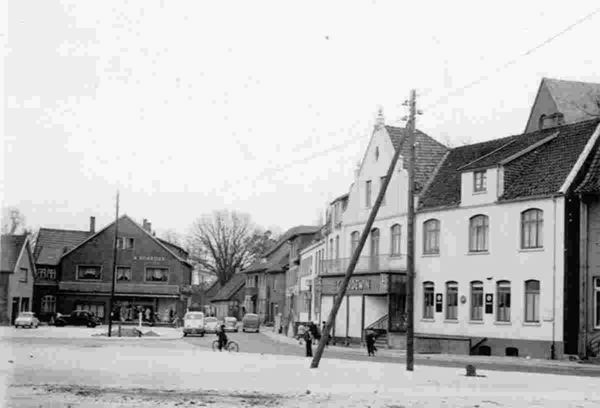 Emstek. Marktplatz, um 1960