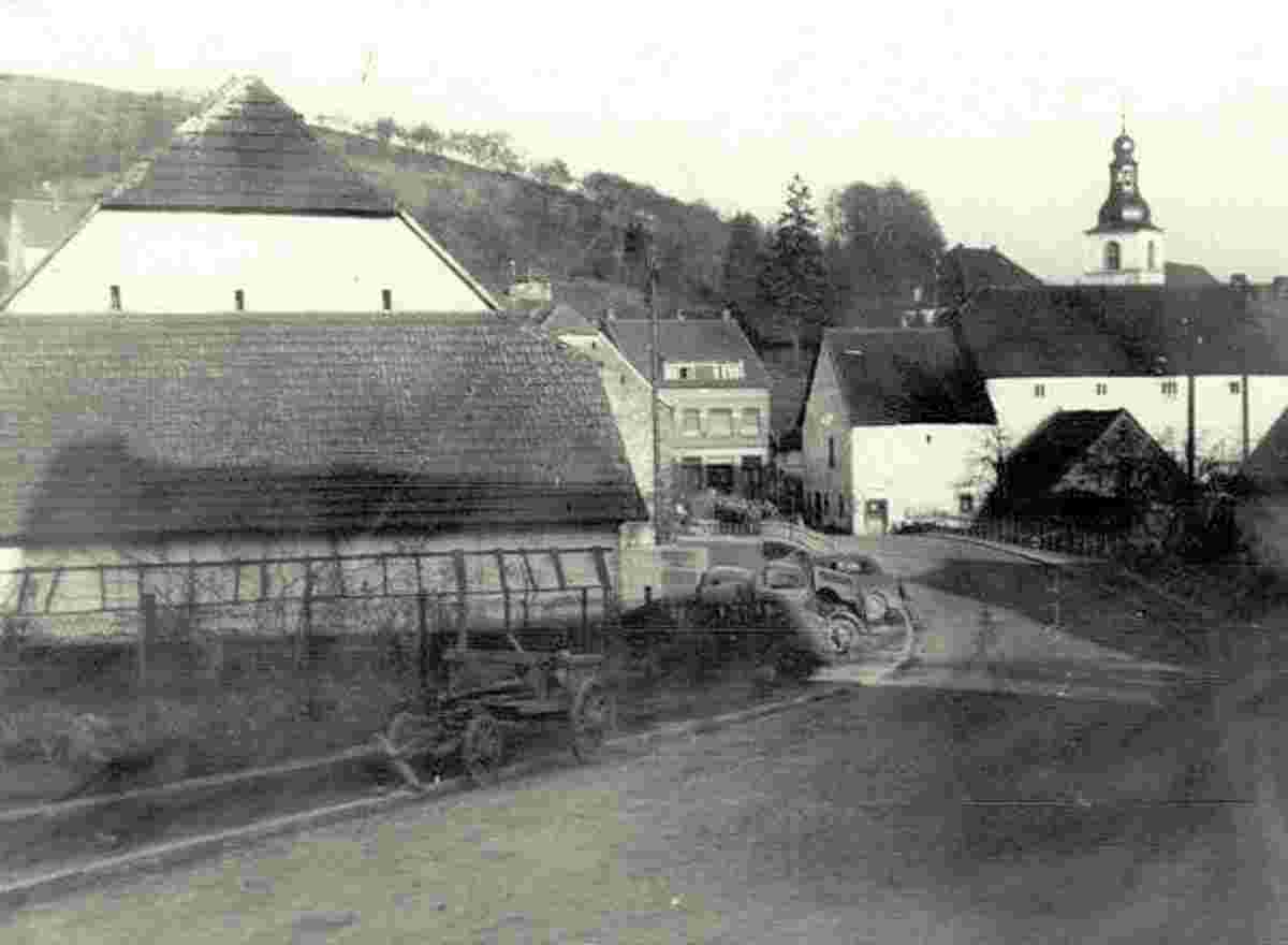 Eppelborn. Dirmingen - Ortsmitte etwa 1939