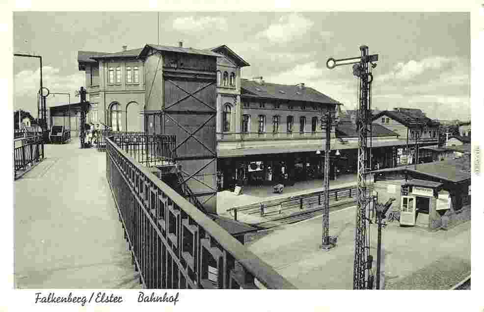 Falkenberg. Bahnhof, Gleisanlagen, 1940
