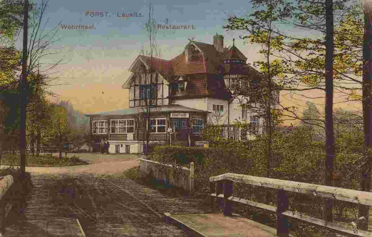 Forst. Wehrinsel, Restaurant, 1923