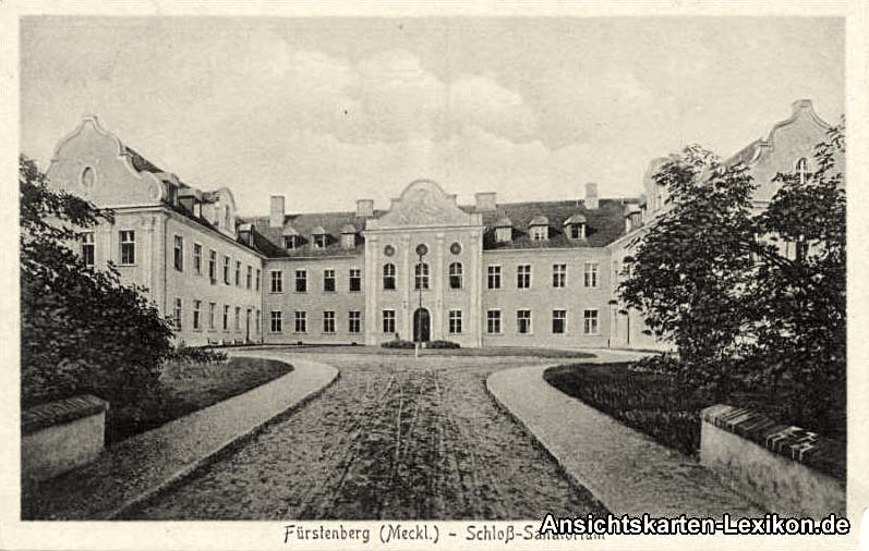 Fürstenberg (Havel). Schloß, um 1920