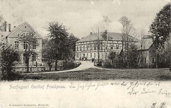 Frankenau. Gasthof, um 1900