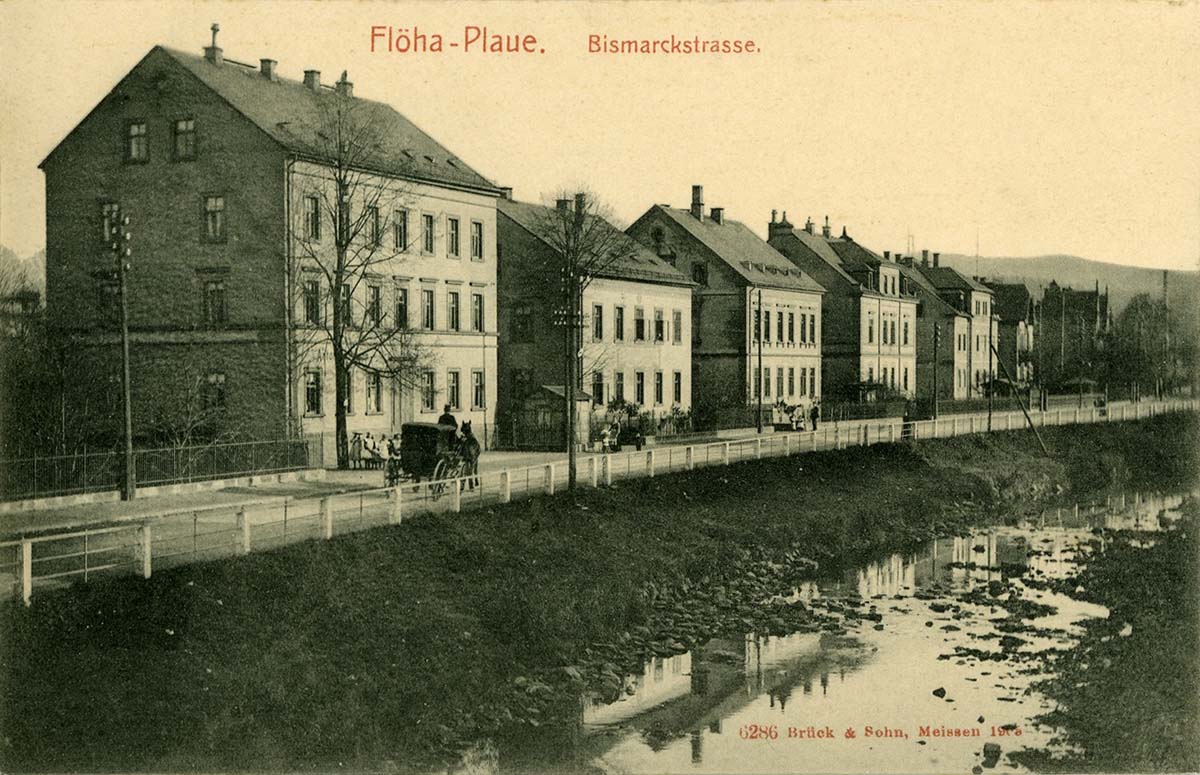 Flöha. Bismarckstraße, 1905