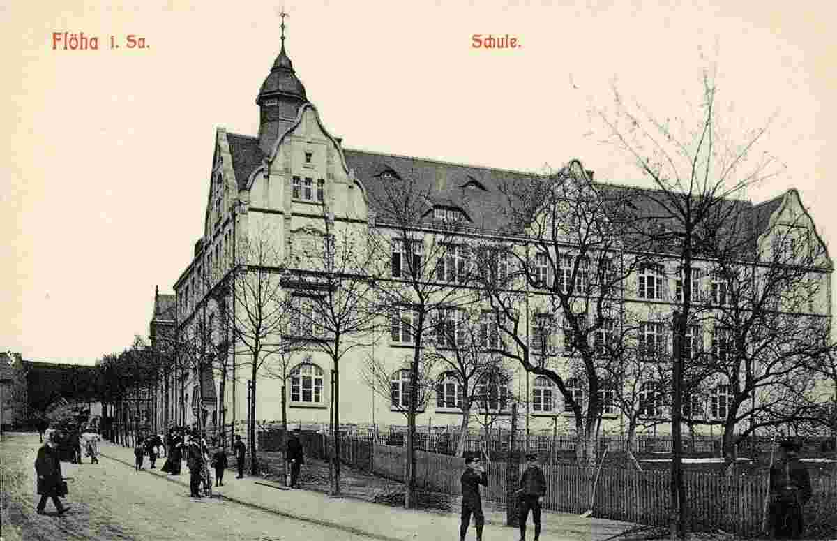 Flöha. Schule, 1910