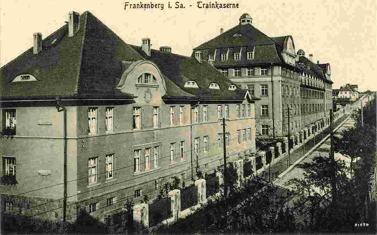 Frankenberg. Trainkaserne, 1917