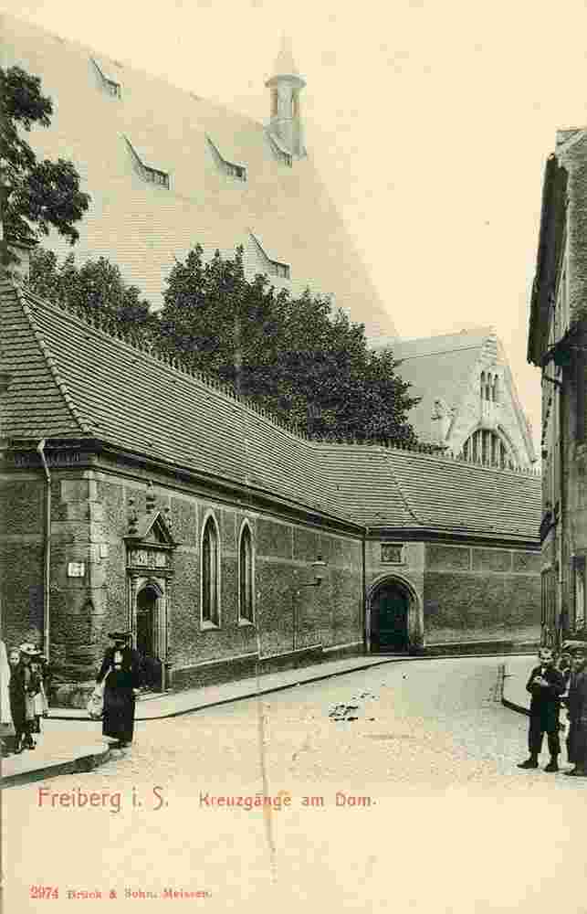 Freiberg. Kreuzgänge am Dom, 1903