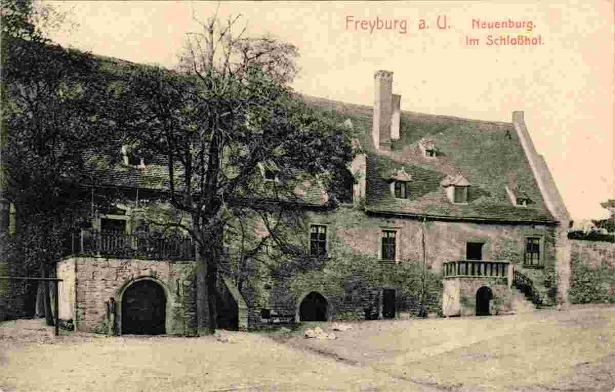 Freyburg. Neuenburg - Schloßhof, 1911