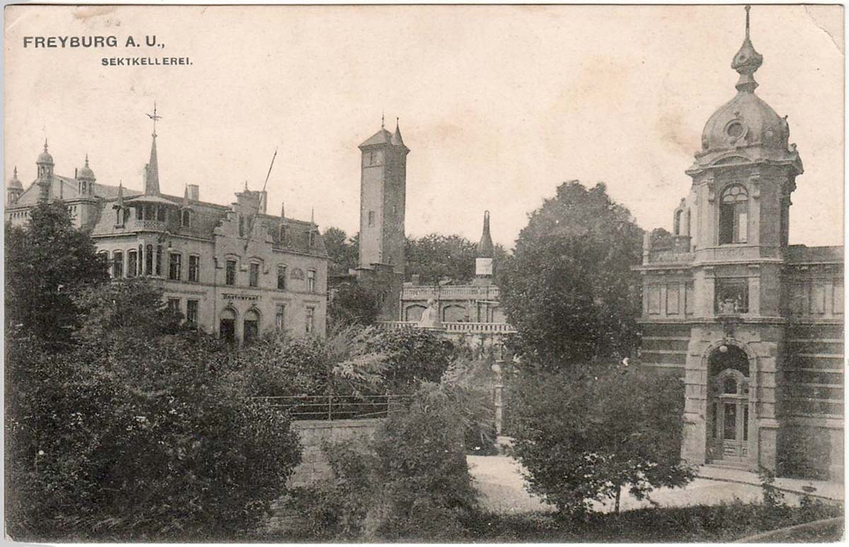 Freyburg (Unstrut). Rotkäppchen, Sektkellerei, 1907