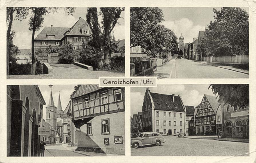 Gerolzhofen. Panorama der Stadt