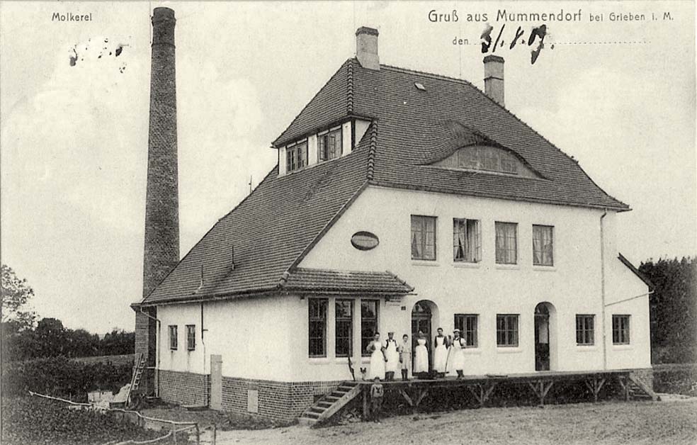 Grevesmühlen. Mummendorf, Molkerei, 1909
