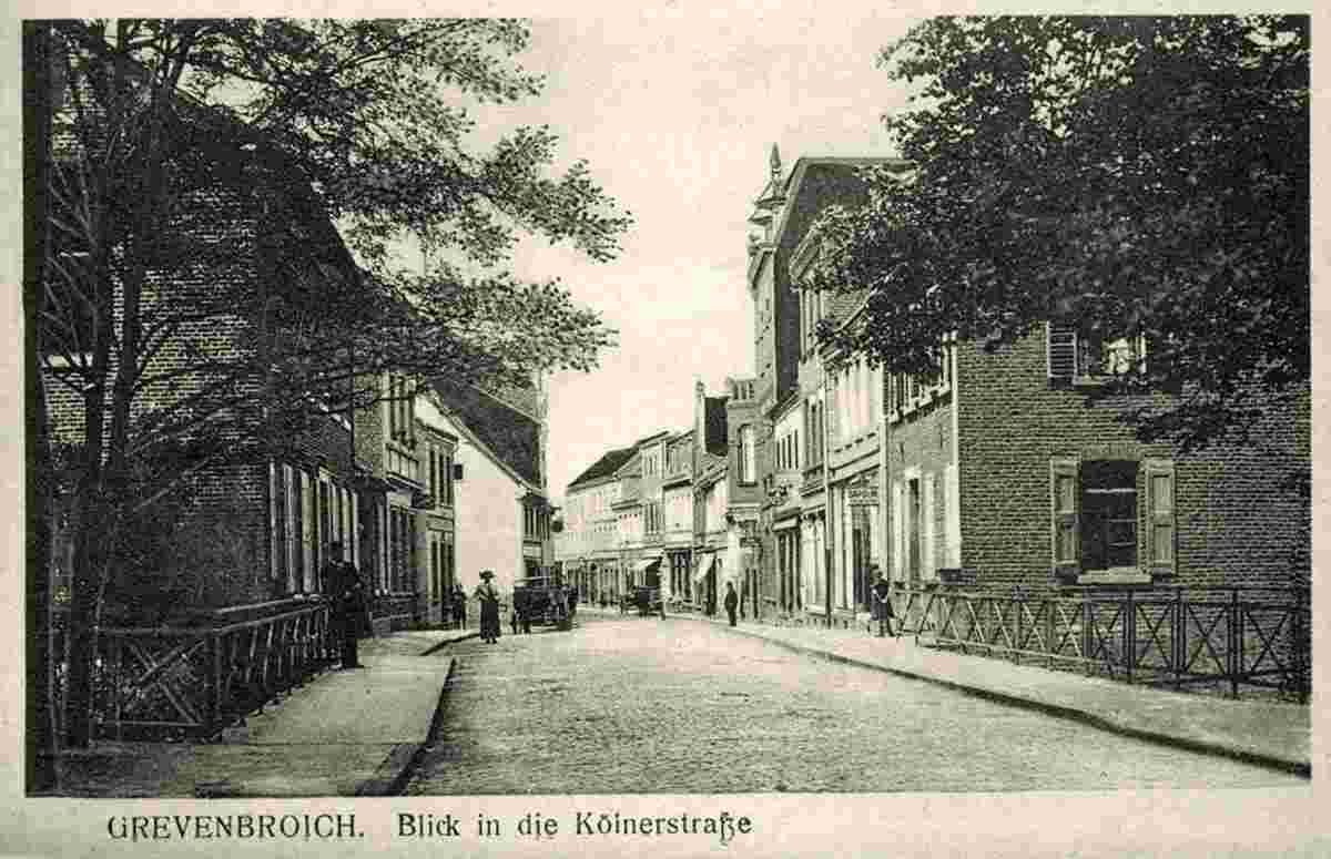 Grevenbroich. Blick in die Kölner Straße