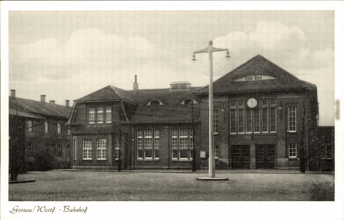 Gronau (Westf). Bahnhof, 1940