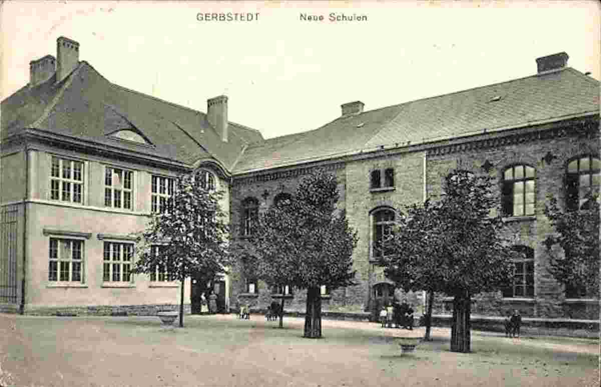 Gerbstedt. Neue Schule, 1917