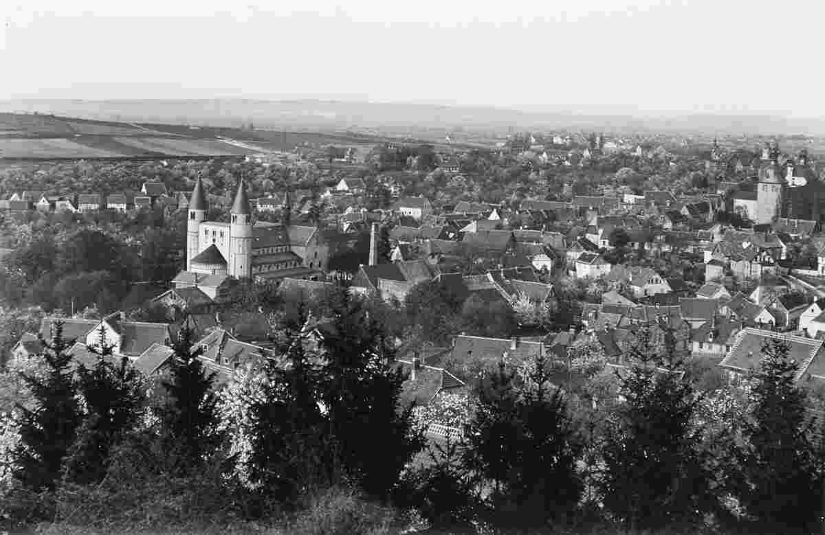 Gernrode. Blick auf Stadt, vor 1945