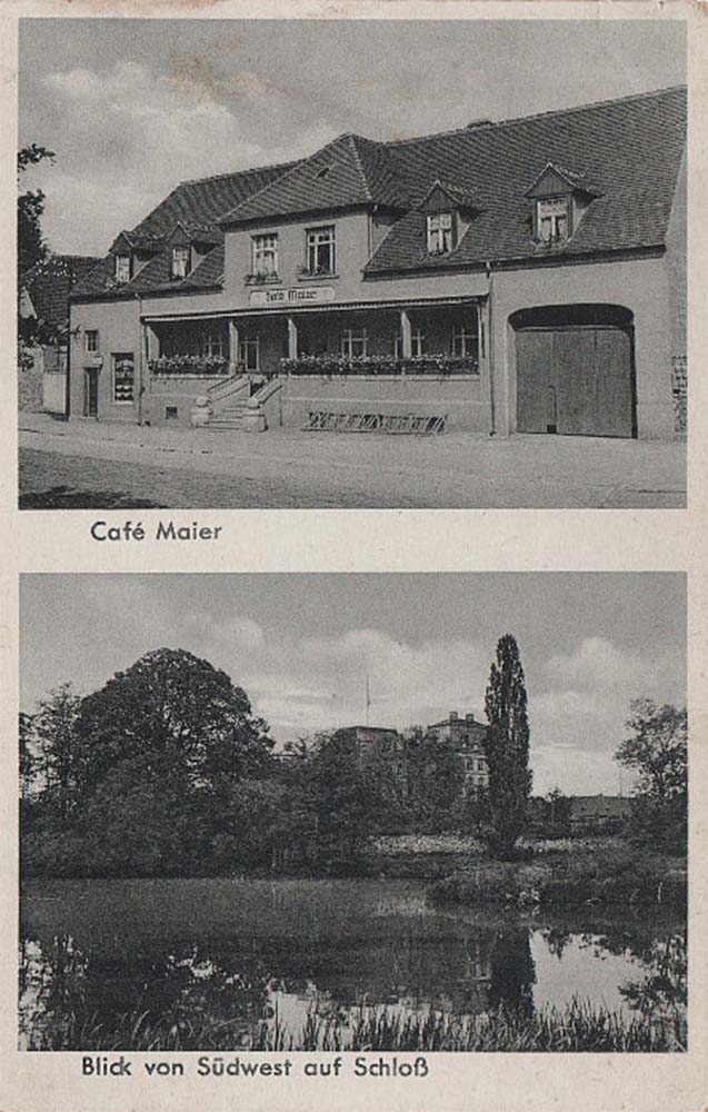 Gommern. Dornburg - Restaurant, Kaffee und Konditorei, besitzer Rudolf Maier, Schloß, 1939