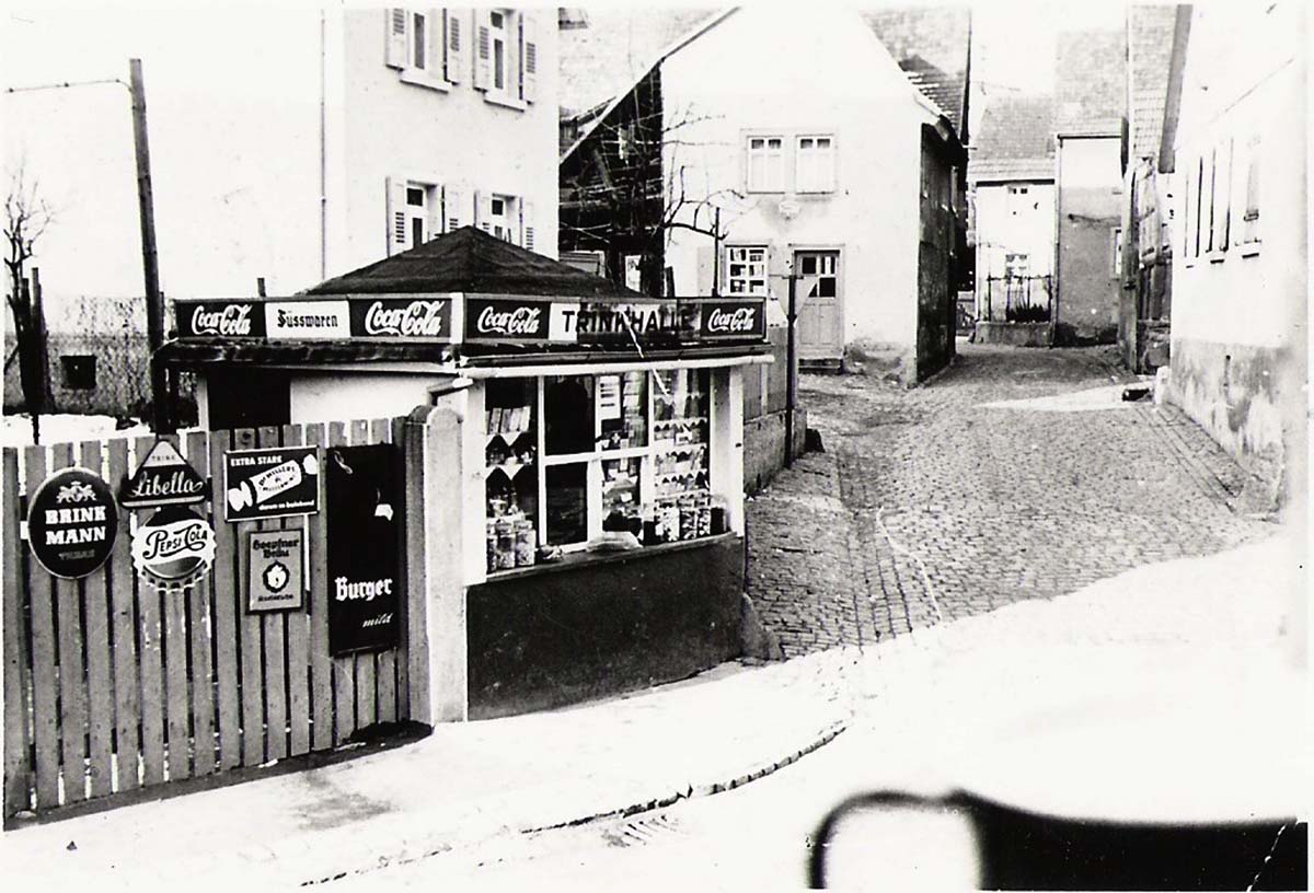 Hemsbach. Kiosk Auguste Döringer
