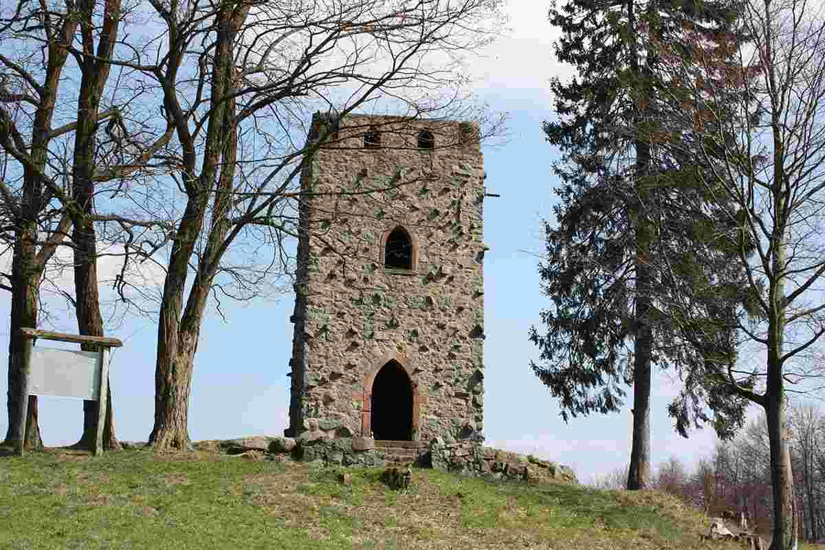 Hemsbach. Waldnerturm - Vierritter Turm nach Sanierung, 2013