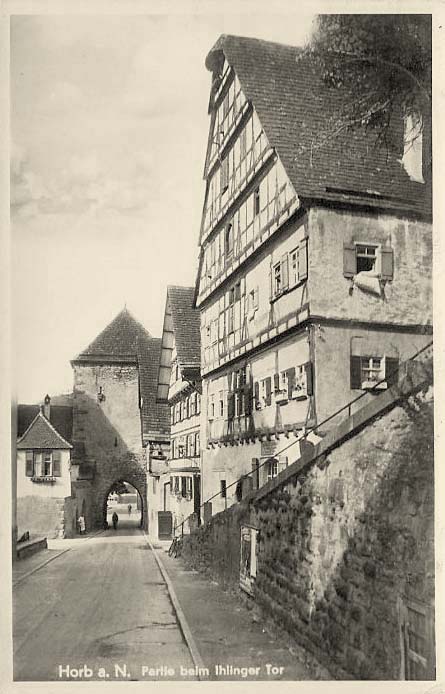Horb am Neckar. Ihlinger Tor, 1941