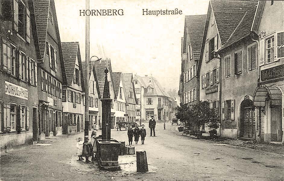 Hornberg. Hauptstraße, am links - Gasthaus zur Traube