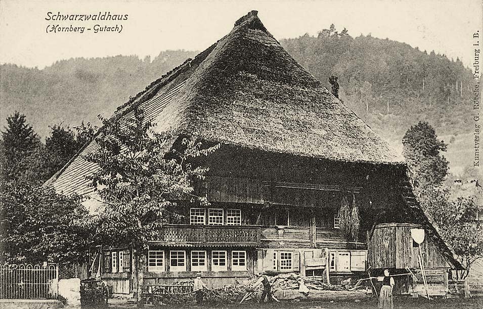 Hornberg. Schwarzwaldhaus, Gutach