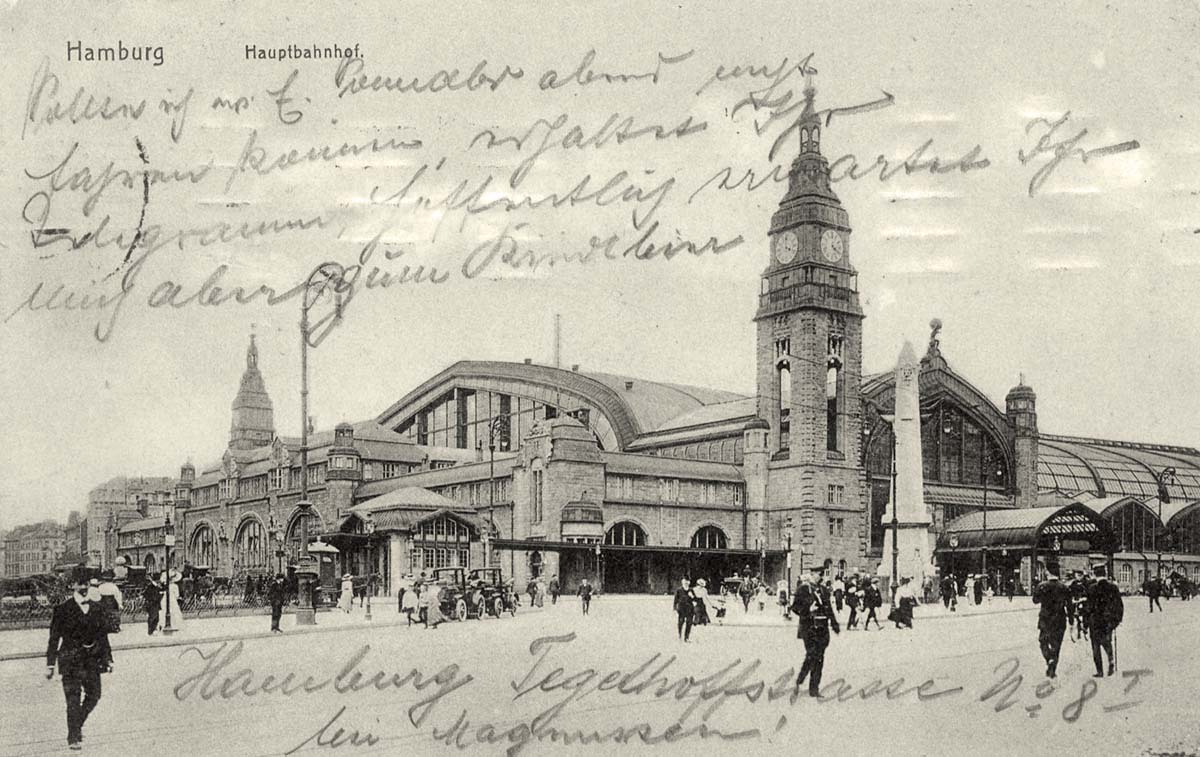 Hamburg. Hauptbahnhof, 1912