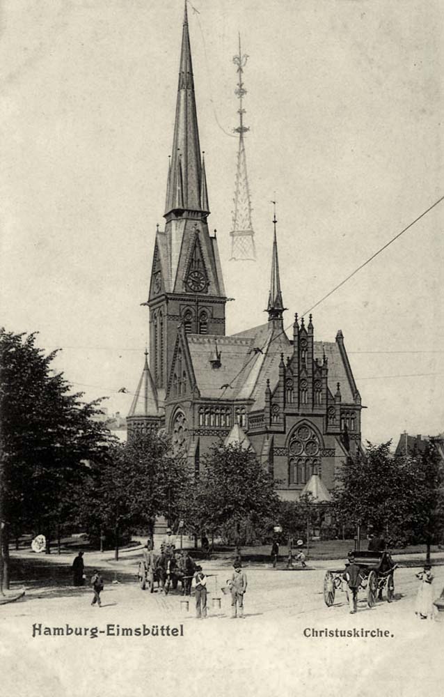 Hamburg. Stadtteil Eimsbüttel, Christuskirche
