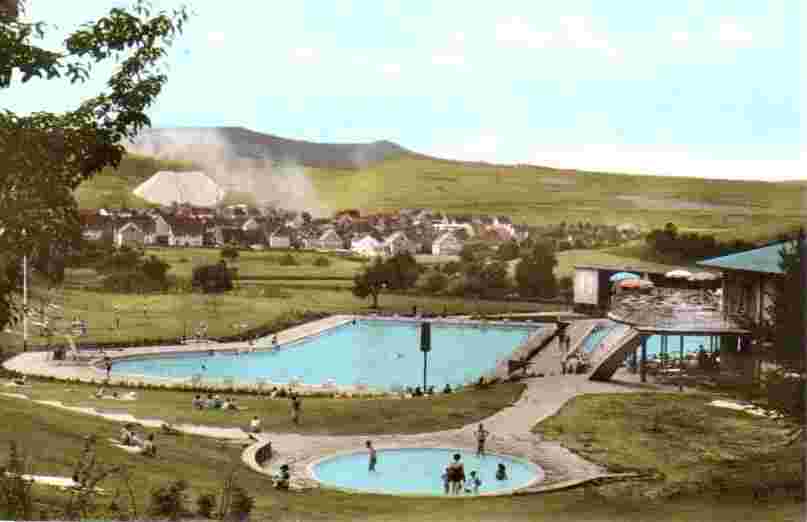 Heringen. Stadt Schwimmbad, 1966