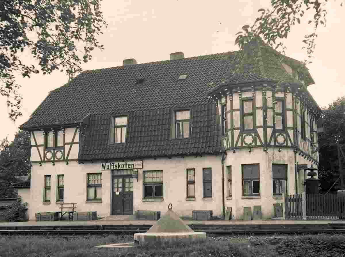 Hasbergen. Bahnhof Wulffkotten um 1942