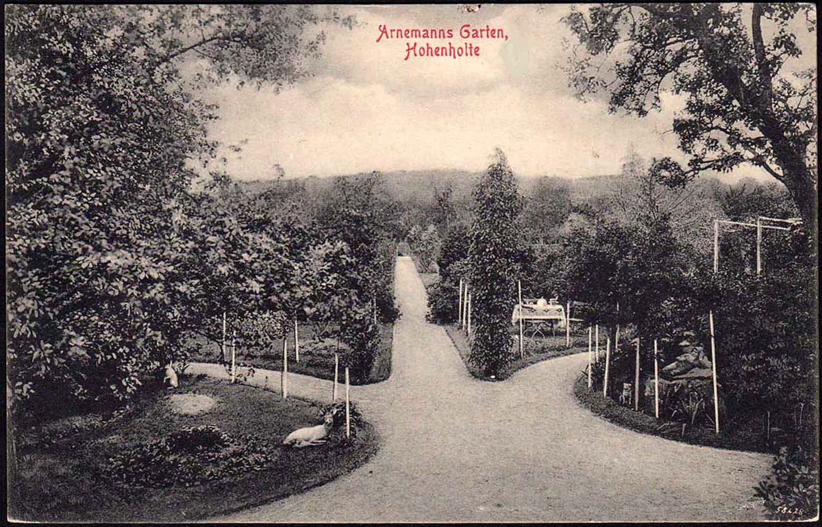 Havixbeck. Hohenholte - Gasthof und Arnemanns Garten, 1931