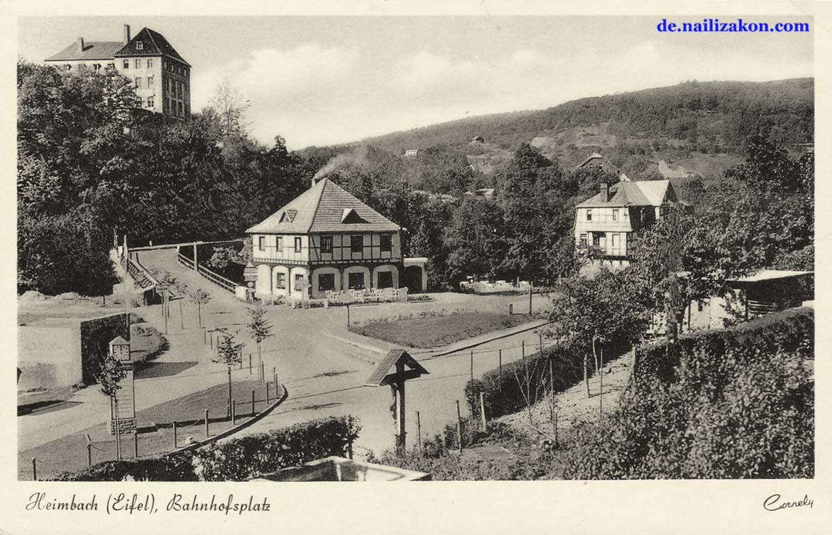 Heimbach (Eifel). Bahnhofplatz