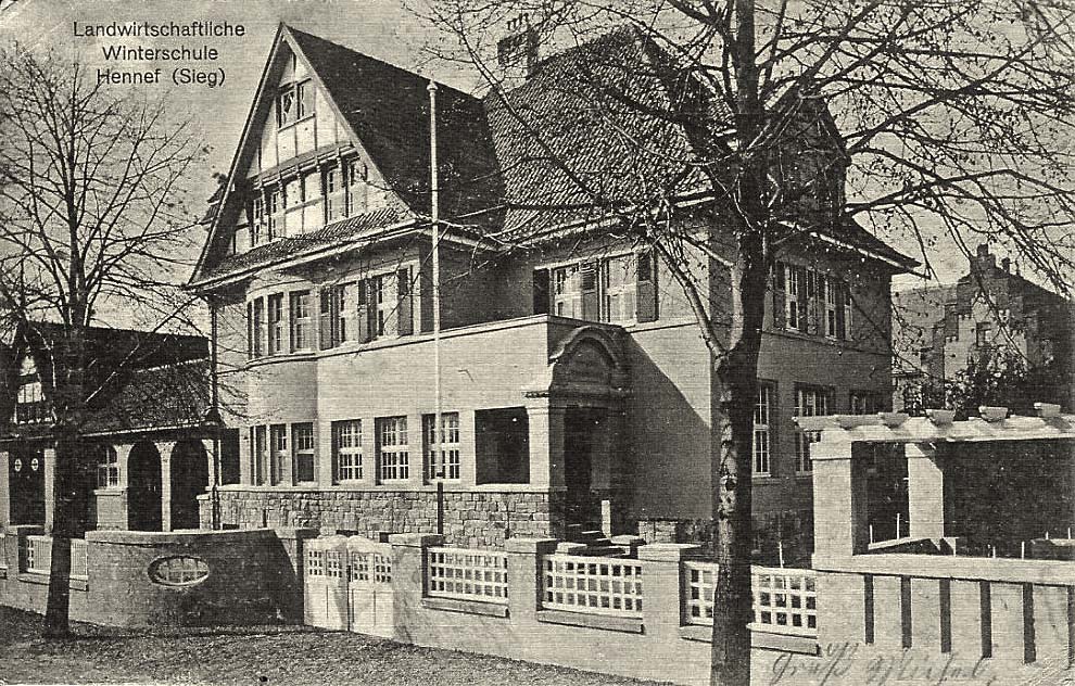 Hennef (Sieg). Landwirtschaftliche Winterschule, 1916