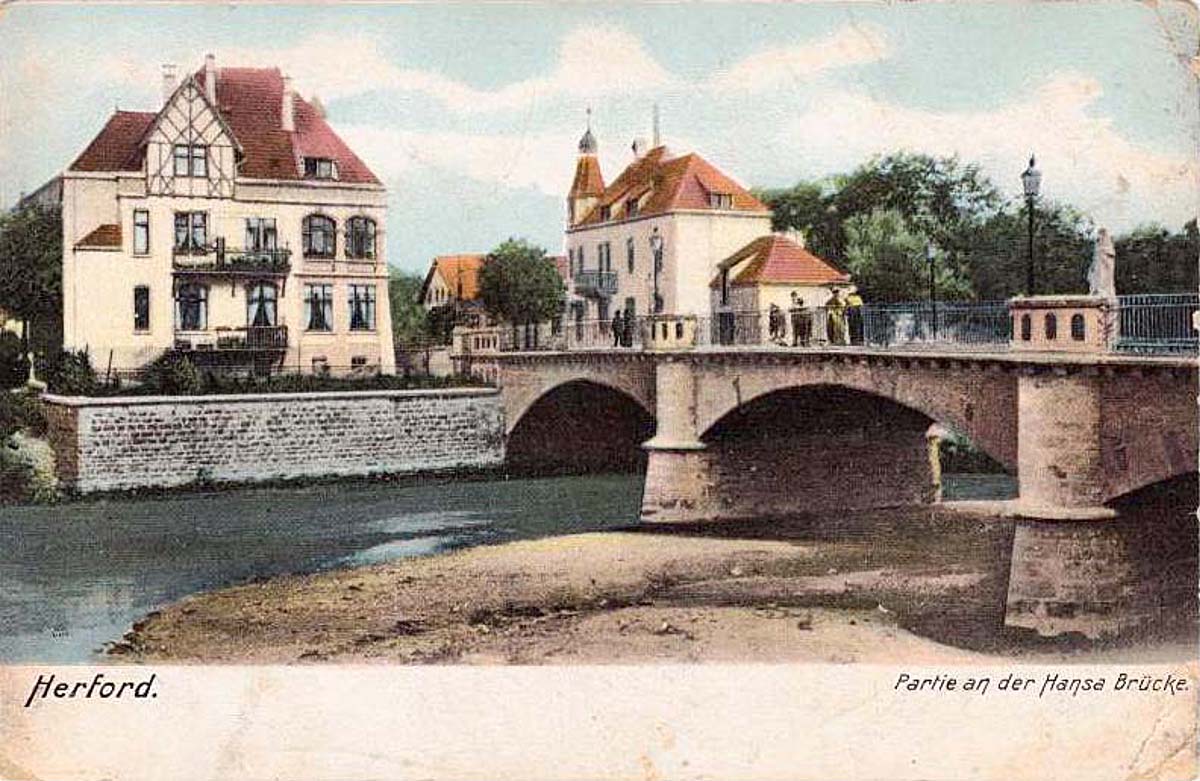 Herford. Hansabrücke