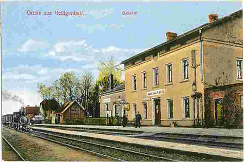 Heiligenbeil. Bahnhof, 1915-1928