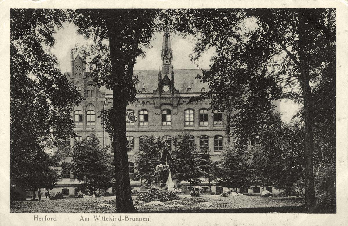 Herdorf. Am Wittekind-Brunnen, 1920