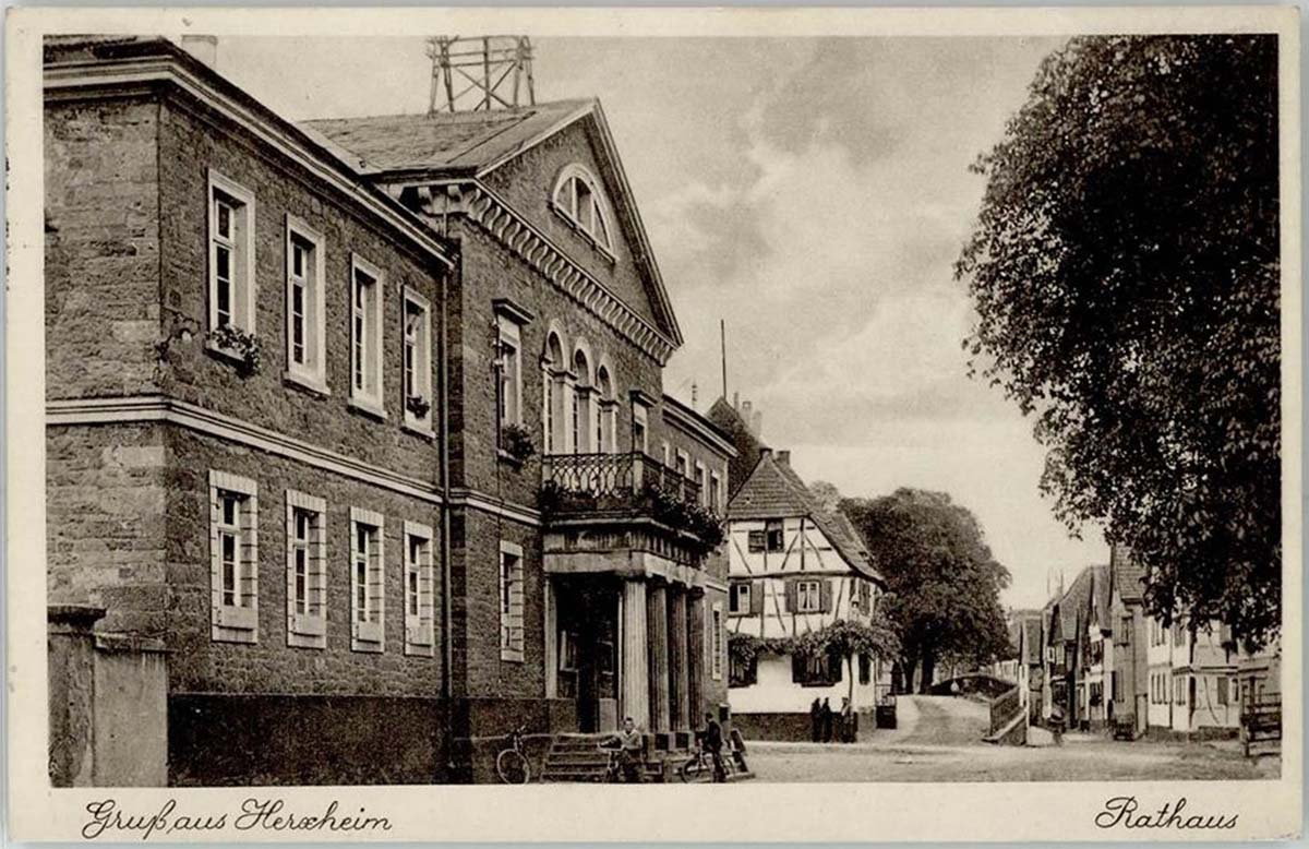 Herxheim bei Landau. Rathaus, 1933