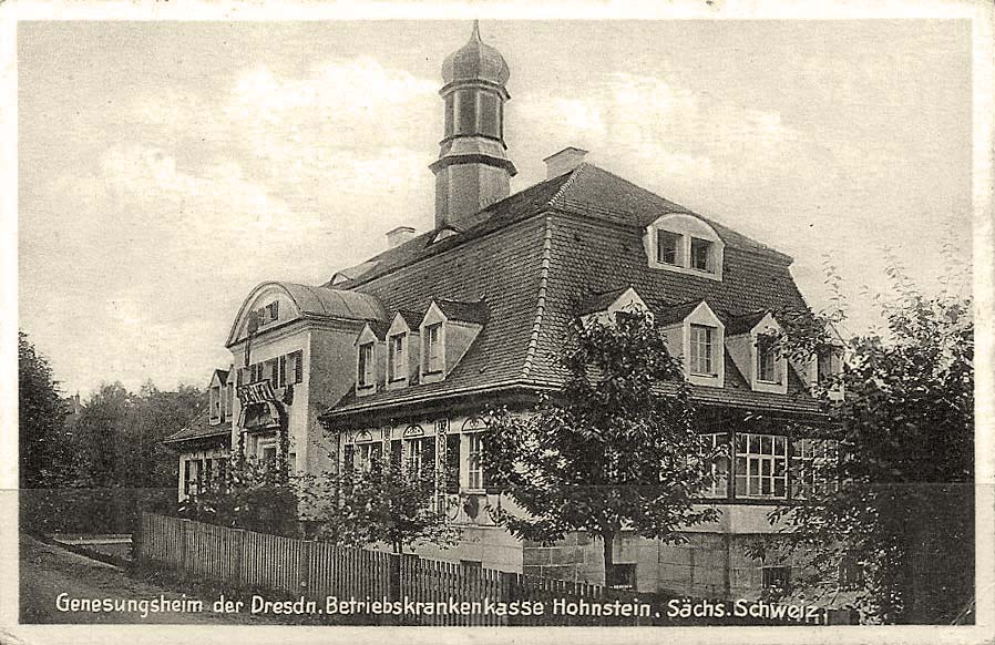 Hohnstein. Genesungsheim der Dresdner Betriebskrankenkasse, 1935