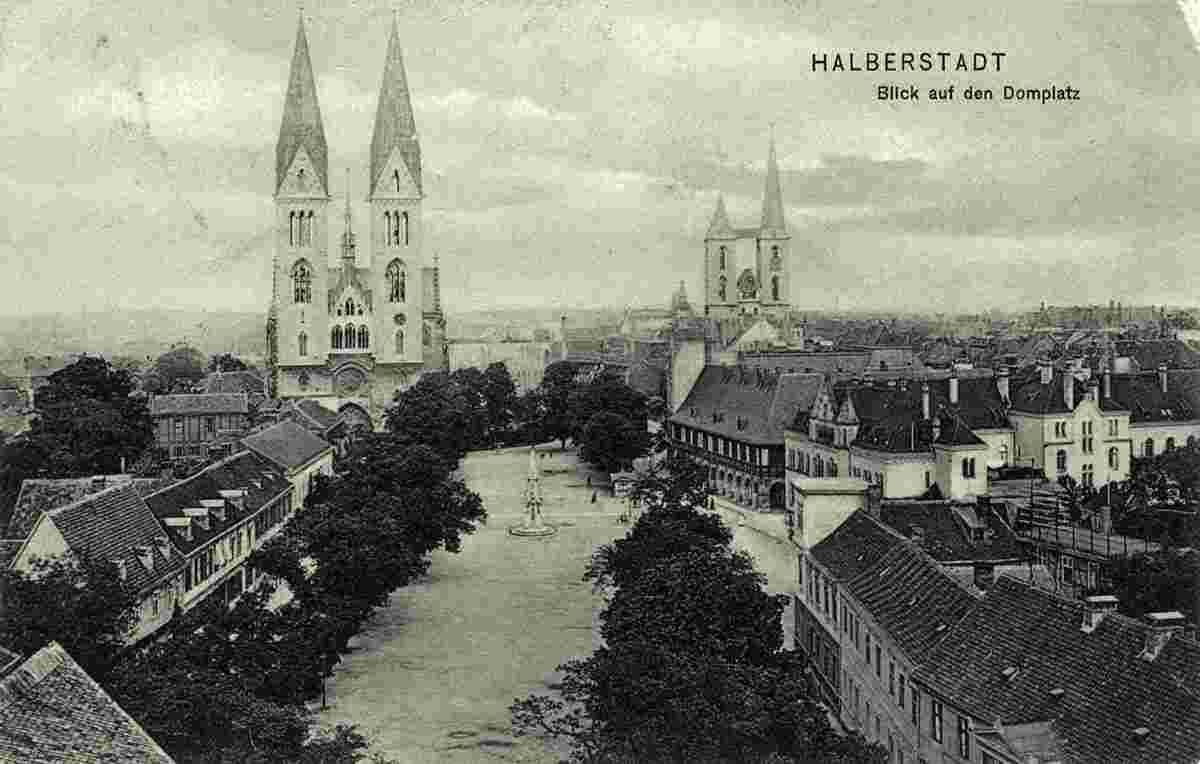 Halberstadt. Domplatz, 1909