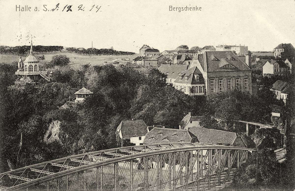 Halle. Bergschenke, 1914