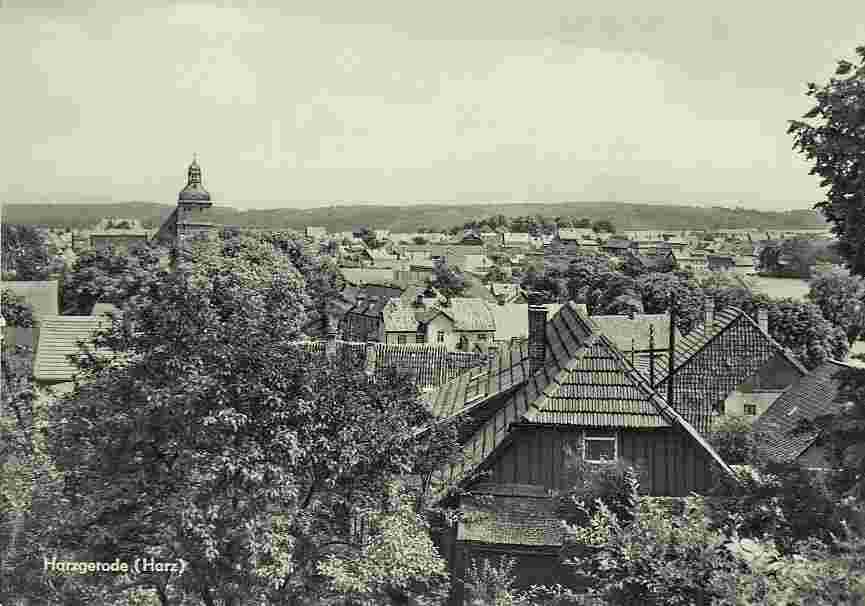 Harzgerode. Panorama der Stadt