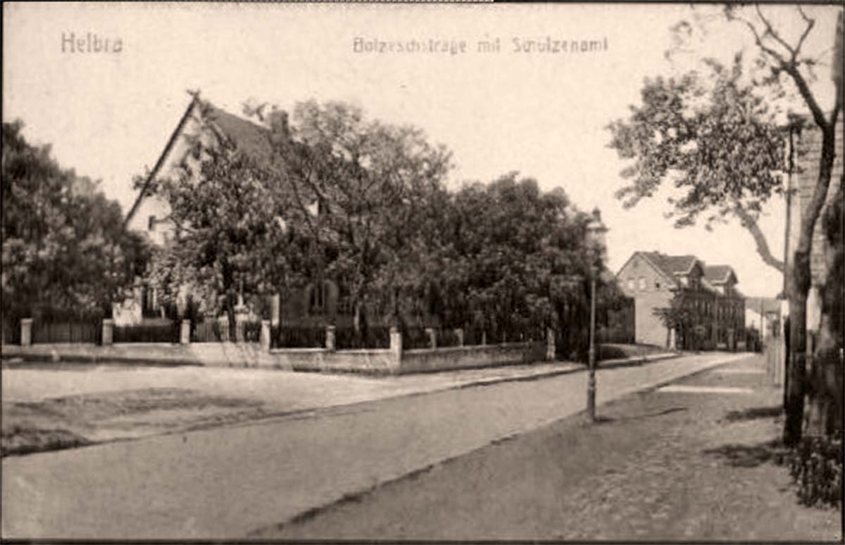 Helbra. Bolzeschstraße, um 1910