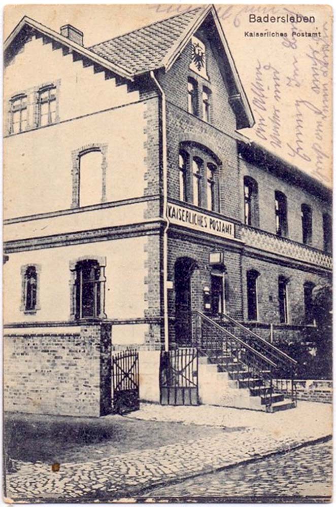 Huy. Badersleben - Kaiserliches Postamt