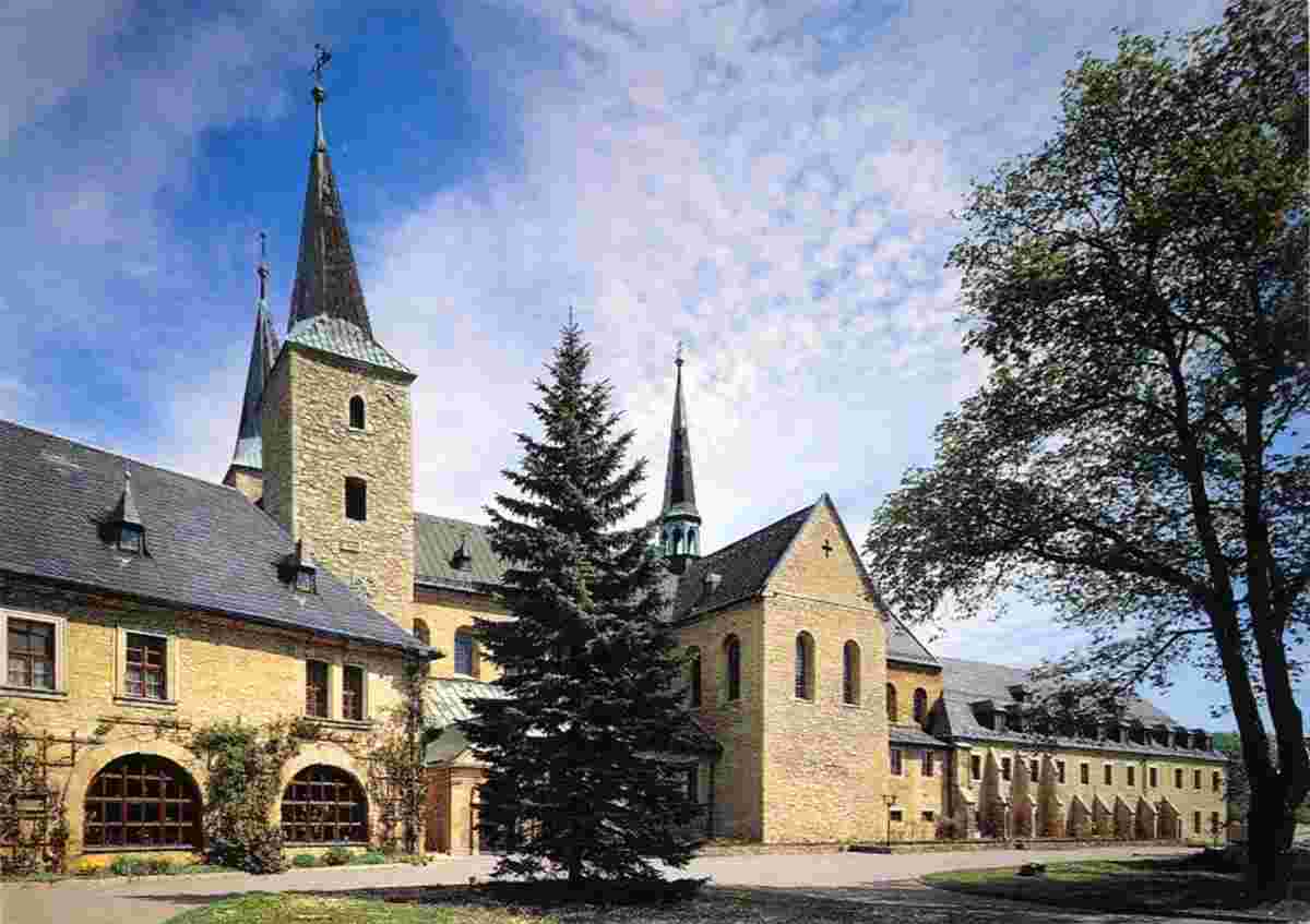 Huy. Benediktinerpriorat Huysburg, Romanische Kirche, erbaut in 1121