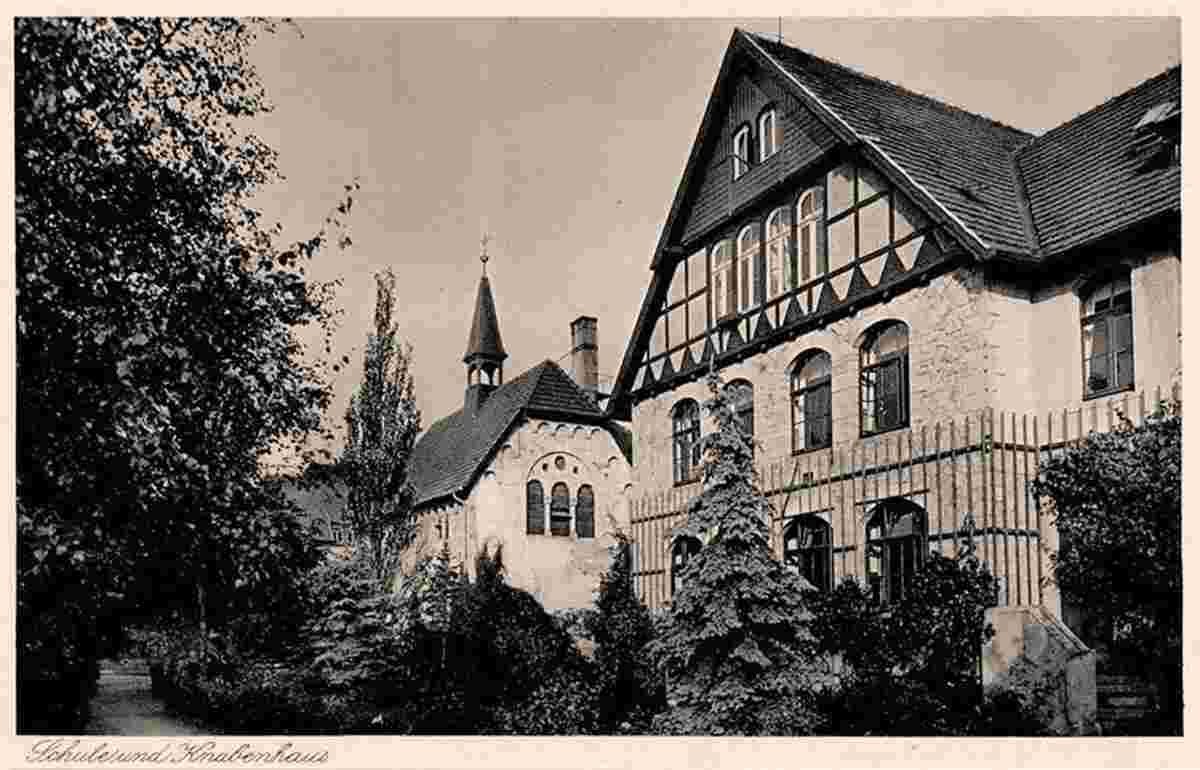 Huy. Neinstedt - Heilerziehungsheim 'Johannenhof', Schule und Knabenhaus