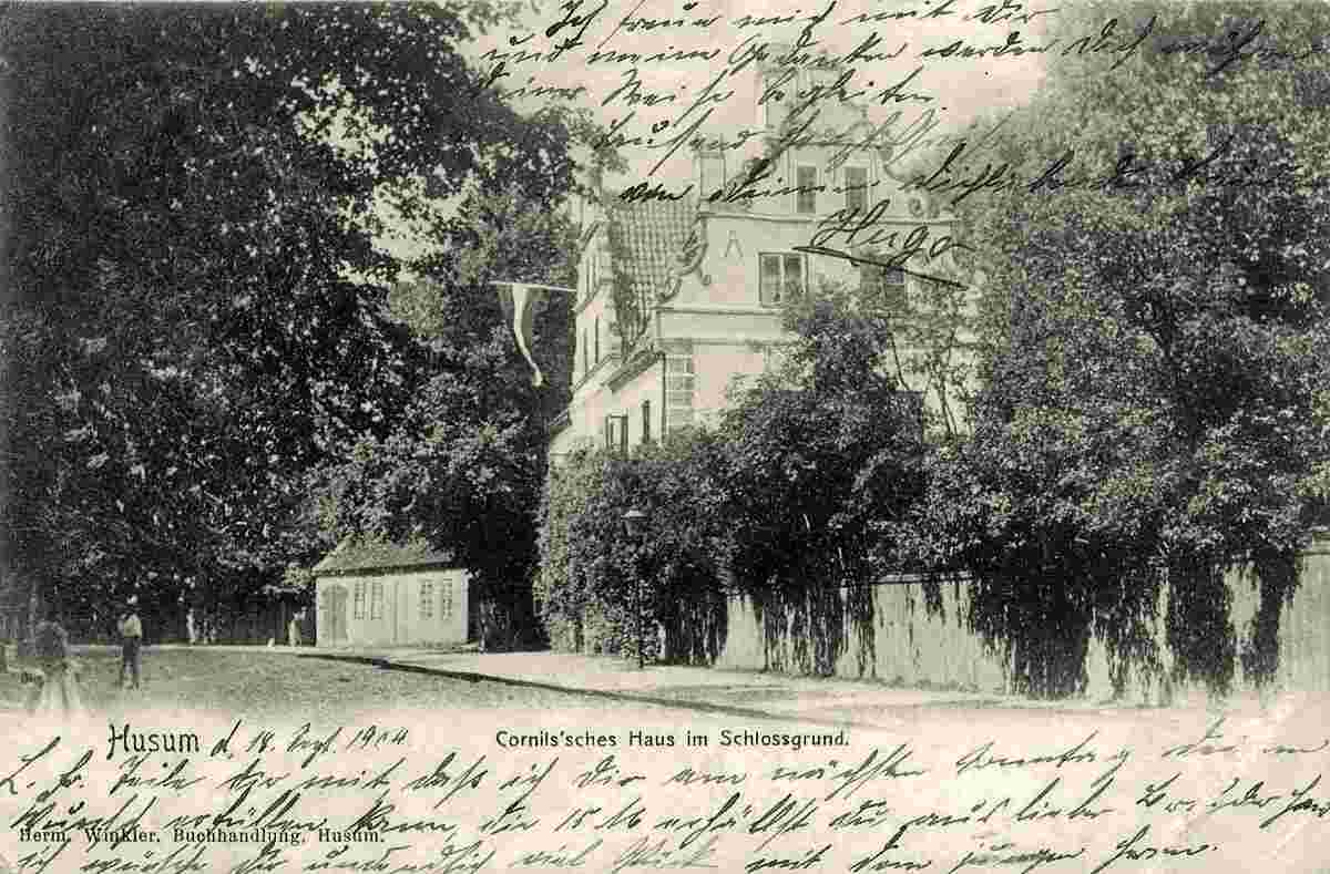 Husum. Haus Cornils im Schloßgrund, 1904