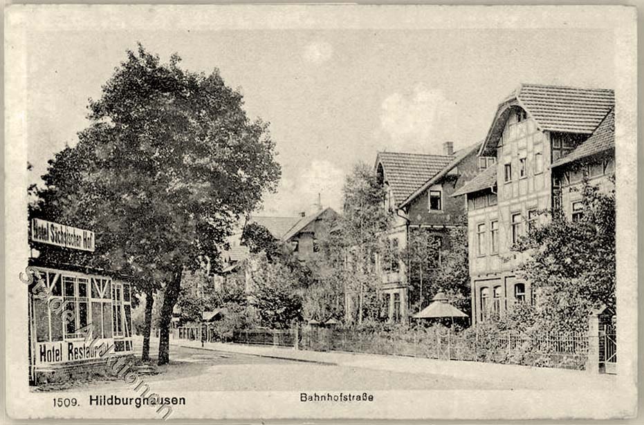 Hildburghausen. Bahnhofstraße