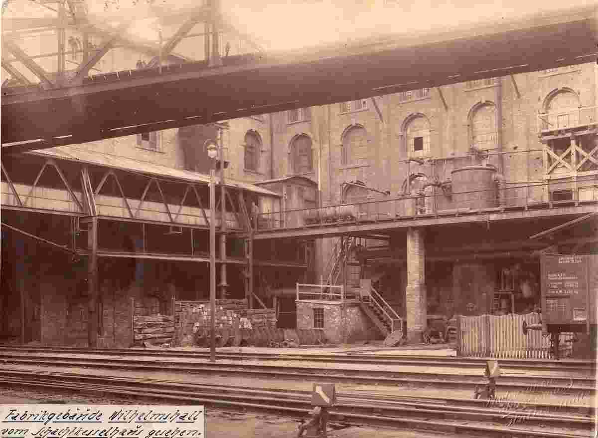Ilsede. Kalibergbau, Fabrikgebäude, um 1890