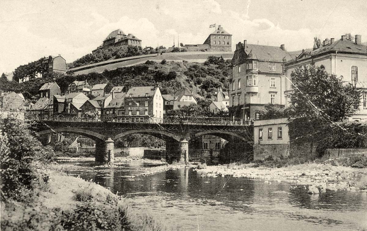 Idar-Oberstein. Oberstein - Brücke über der Nahe, 1939