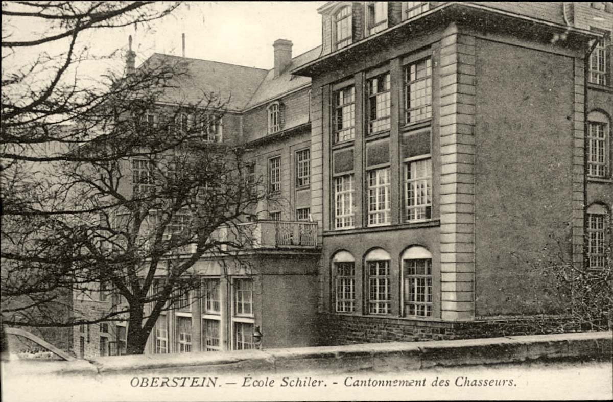 Idar-Oberstein. Oberstein - Schillerschule, Jagdlager